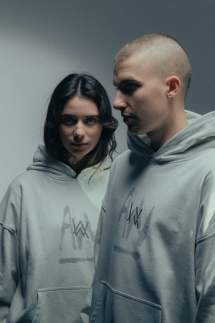 Faded Graffiti Hoodie (Off White) – official Alan Walker Hoodie (view 4)