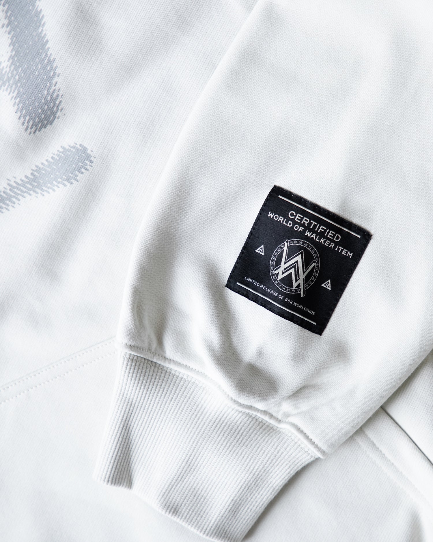 Faded Graffiti Hoodie (Off White) – official Alan Walker Hoodie (view 6)
