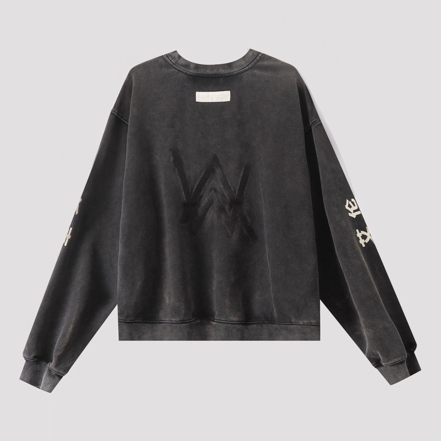 Crew Washed Logo Sweatshirt – official Alan Walker sweatshirt