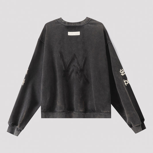 Crew Washed Logo Sweatshirt – official Alan Walker sweatshirt