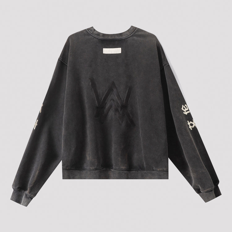 Crew Washed Logo Sweatshirt – official Alan Walker sweatshirt