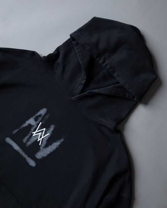Faded Graffiti Hoodie (Black) – official Alan Walker Hoodie (view 2)