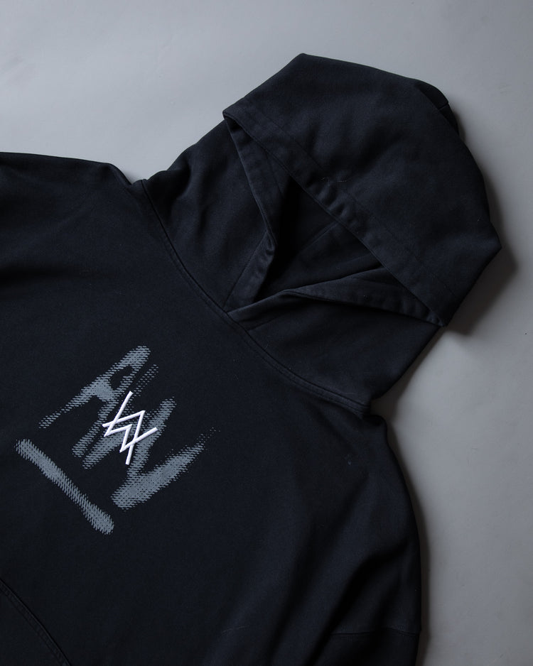 Faded Graffiti Hoodie (Black) – official Alan Walker Hoodie (view 2)