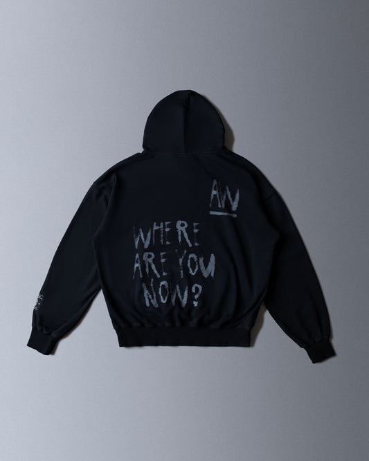 Faded Graffiti Hoodie (Black) – official Alan Walker Hoodie