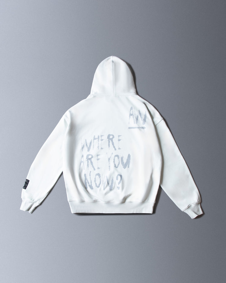 Faded Graffiti Hoodie (Off White) – official Alan Walker Hoodie (view 3)